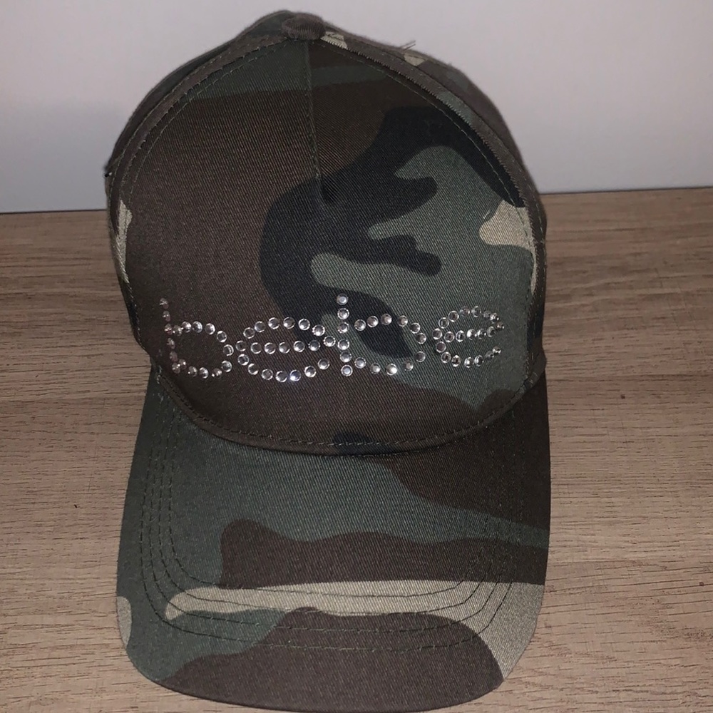 **SOLD** Bebe bling army hat (NWOT)